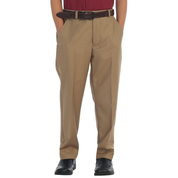 Gioberti Boys Flat Front Dress Pants